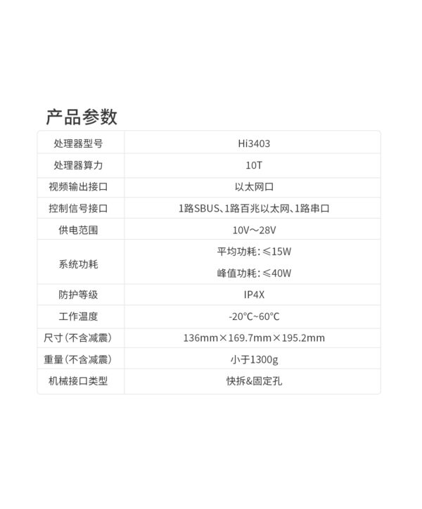 拓飞 P-H24R 四光吊舱全彩夜视4K微型吊舱无人机云台相机