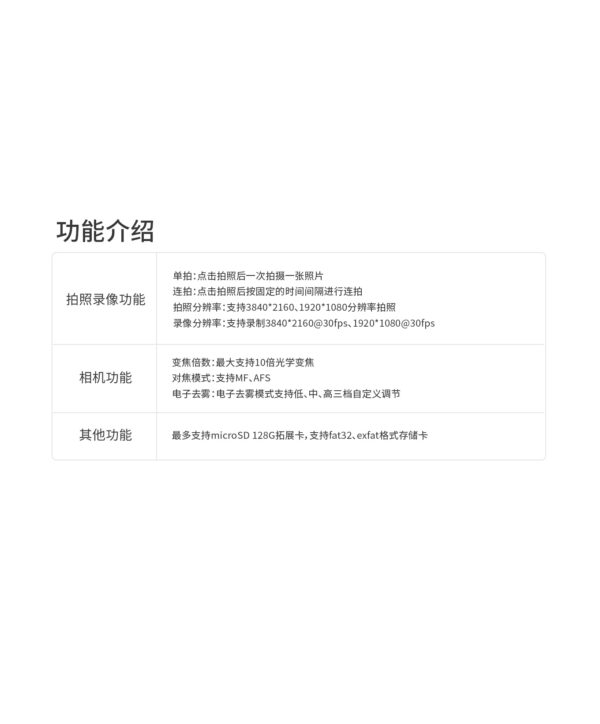 拓飞 P-B10R系列变焦吊舱微型无人机云台4K高清三光稳像三轴防抖航拍